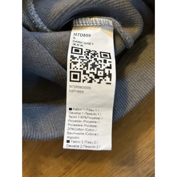 Wide Leg Lounge Pants Women’s Small Dark Grey High Waist Pleated - Picture 8 of 9